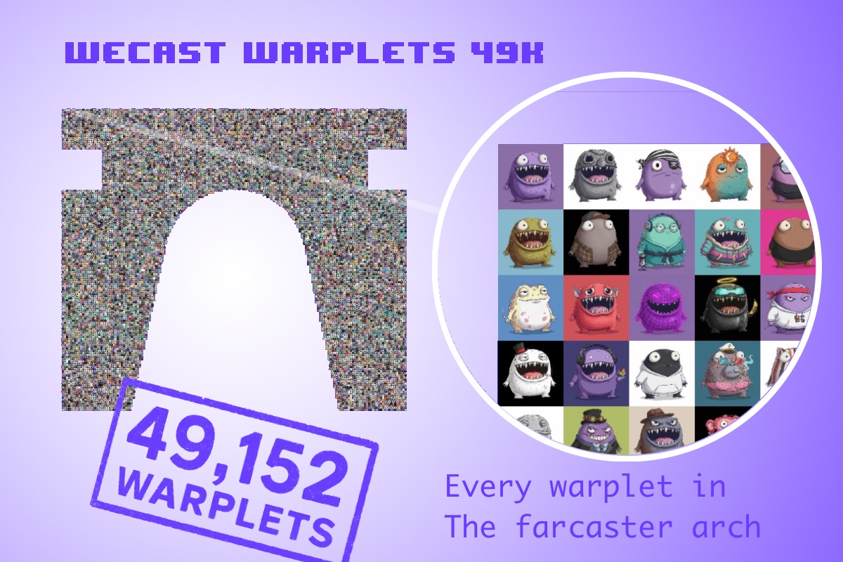 WeCastWarplets 49k Mint - Farcaster Mini Apps